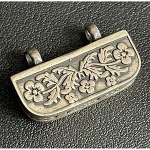 Turkish 925 Silver Pendant Amulet Taweez Holder Locket Prayer Box 10g